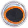 5 mm - Silver with Orange Rim Black Pupil