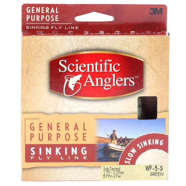 Soie mouche Scientific Anglers General Purpose Sinking Lines Olive Green