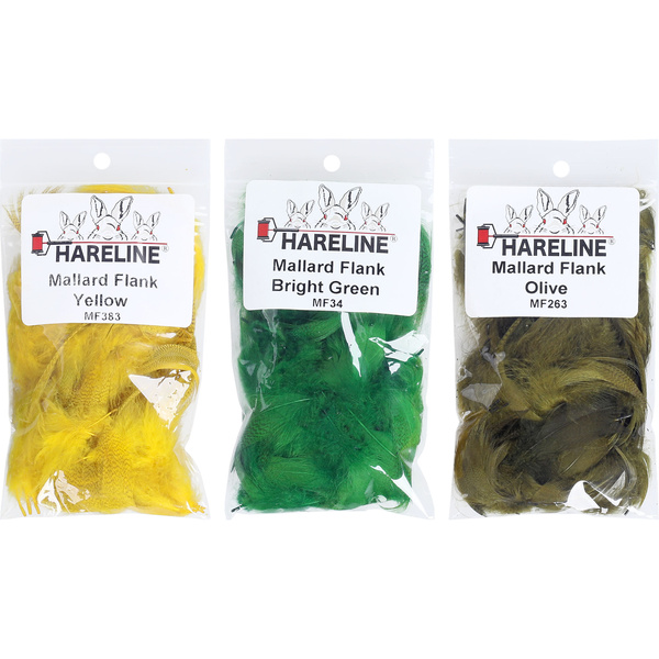 Hareline plumes de flanc de canard colvert