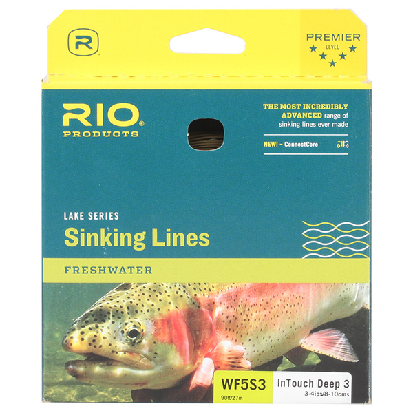 Soie mouche Rio InTouch Deep 3 - Brown/w Blue Hang Marker