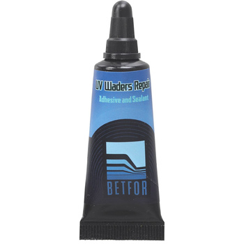 Colle et mastic d'étanchéité Betfor UV pour réparer les waders