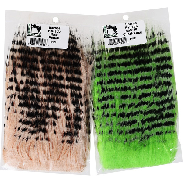 Fibres synthétiques Hareline Barred Pseudo Hair