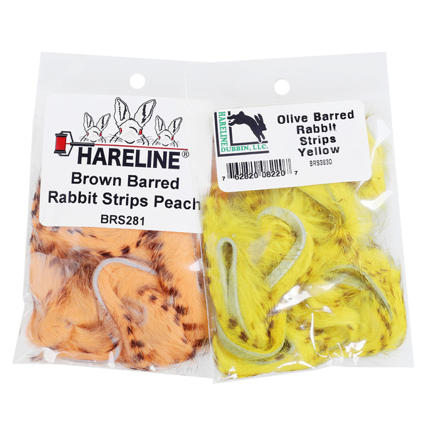 Lanières zonker de lapin Barred Hareline
