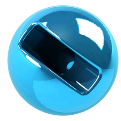 Perles en tungstène FFGene Tungsten Anodized Slotted Beads (Small Hole)