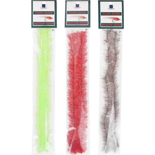 Brush à streamer H2O Flash Blend Baitfish Brush 1 inch (flash)