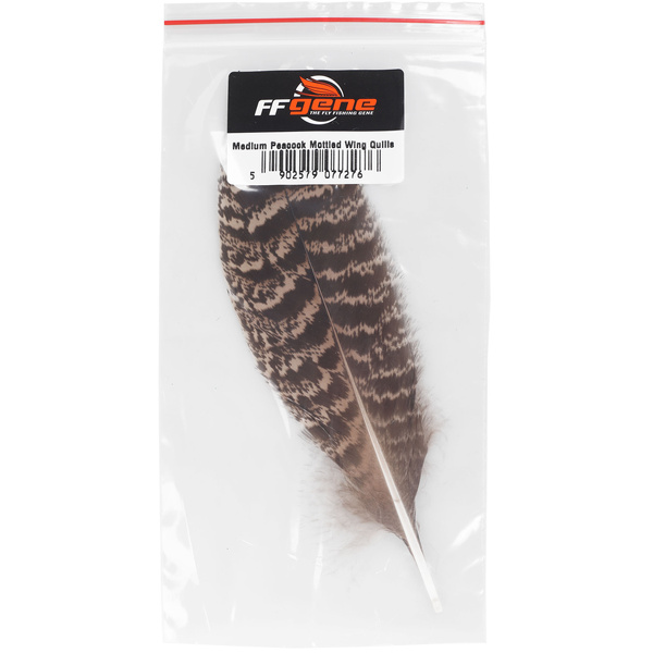 FFGene Plumes d’aile de paon mouchetées – taille moyenne