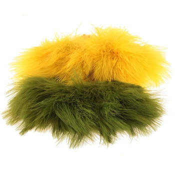 FFGene Wooly Bugger – plumes de marabout Blood Quill (7-10 cm)
