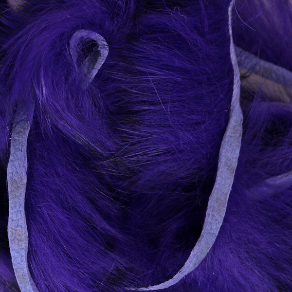 Hareline Lanières étroites de peau de lapin avec poils Micro Pulsator