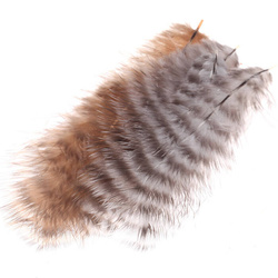 Hareline Plumes souples Grizzly pour hackle