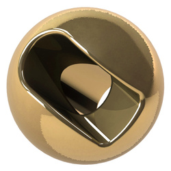 Perles en tungstène FFGene Tungsten Anodized Slotted Beads