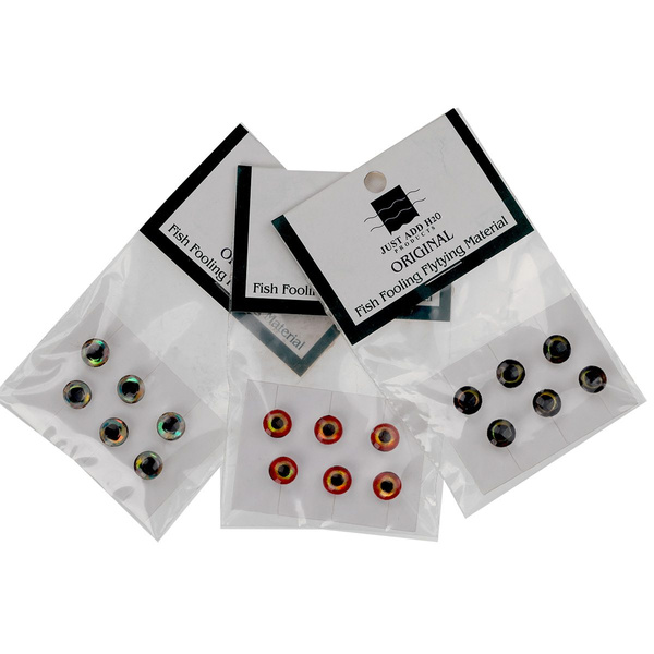 Yeux pour mouches H2O Lightweight Rainbow Dumbells