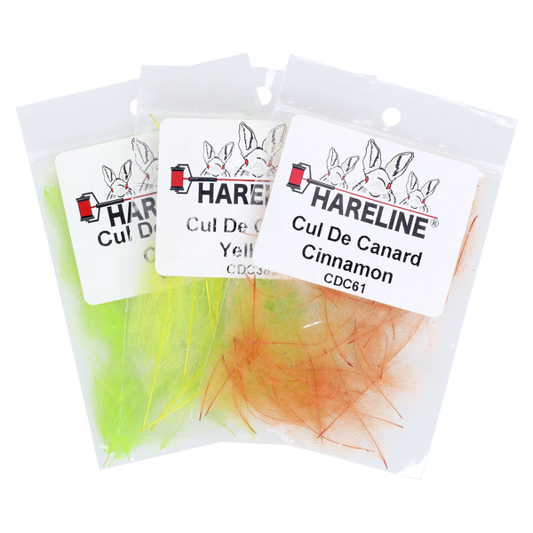 Hareline – plumes de cul-de-canard (CDC)