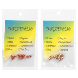 Perles en tungstène FFGene Tungsten Nymph Beads with Eyes