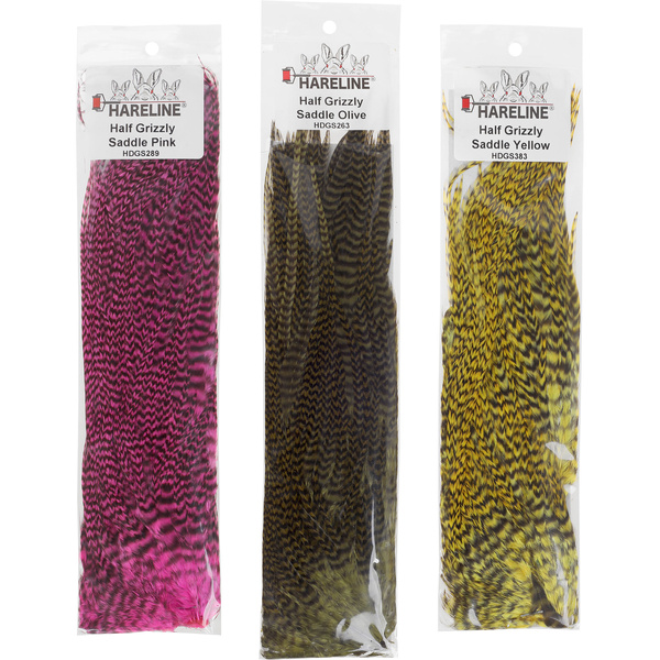 Demi-selles Hareline, motif Grizzly