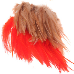 Hareline Plumes de selle de coq chinois liées à la base 5-7