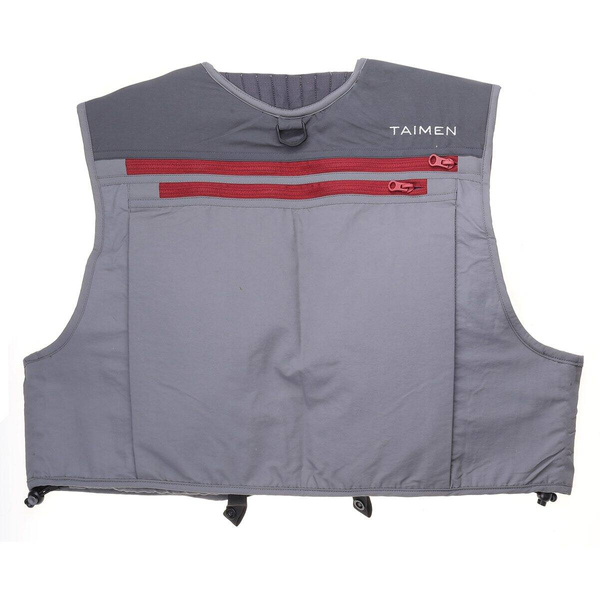 Gilet de pêche à la mouche Taimen Rauchua – Grey