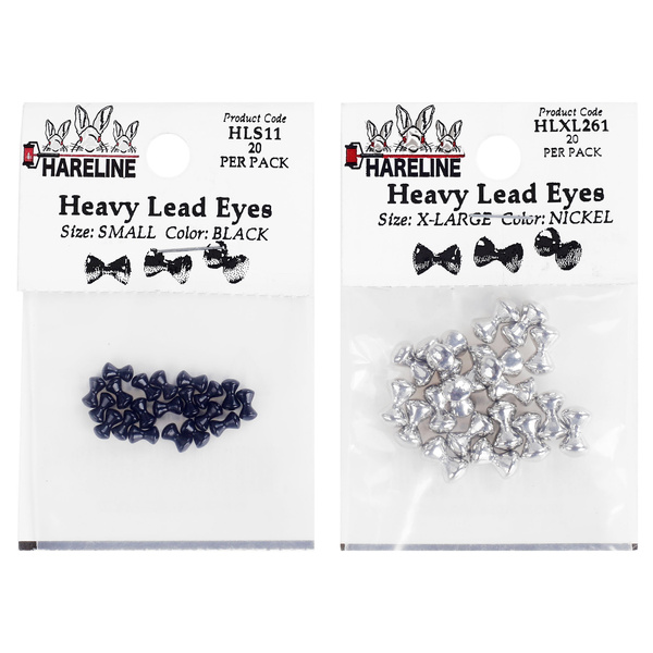 Yeux pour mouches Hareline Heavy Lead Eyes Large