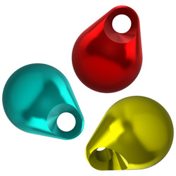 Perles en tungstène FFGene Tungsten Beads Jig Off Metallic