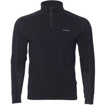 T-shirt à manches longues Taimen Tumnin en laine mérinos - Charcoal Gray