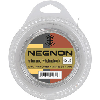 Fil d’acier inoxydable gainé de nylon pour bas de ligne Negnon