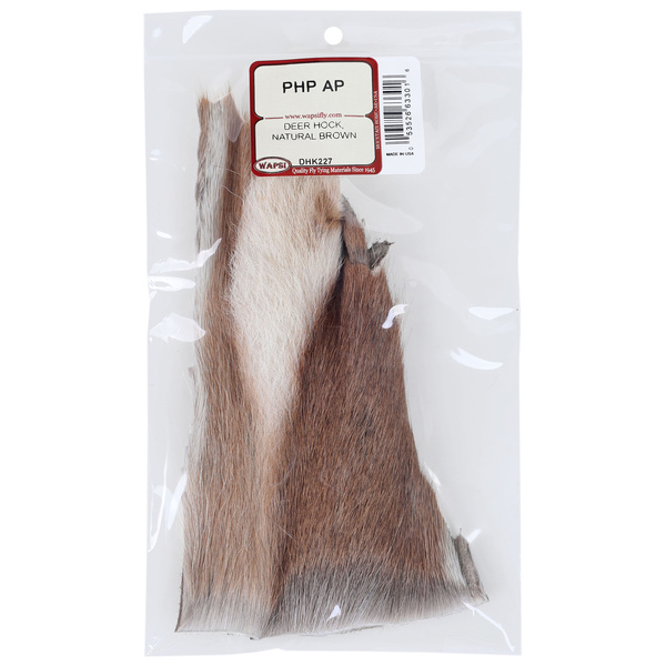 Wapsi Patch de peau de jarret de cerf à poils