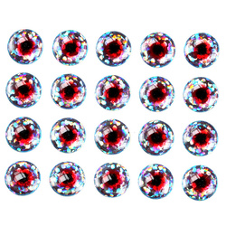 Yeux pour mouches Sybai 3D Epoxy Eyes Holographic
