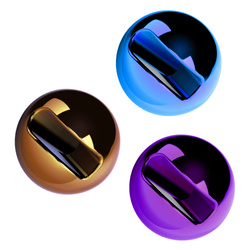 Perles en tungstène FFGene Tungsten Slotted Bright Beads