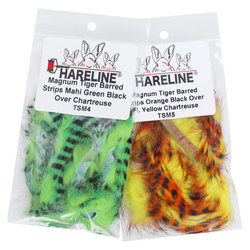Hareline Bandes zonker de lapin Magnum Tiger Barred