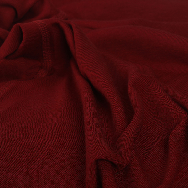 T-shirt à manches courtes Taimen Ussuri Fresh Merino en mélange de laine mérinos - Burgundy