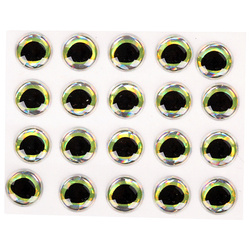 Yeux en époxy 3D pour montage de mouches Sybai Ultra