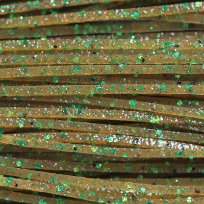 Pumpkin/Green & Black Flake