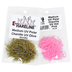 Hareline Medium UV Polar Chenille