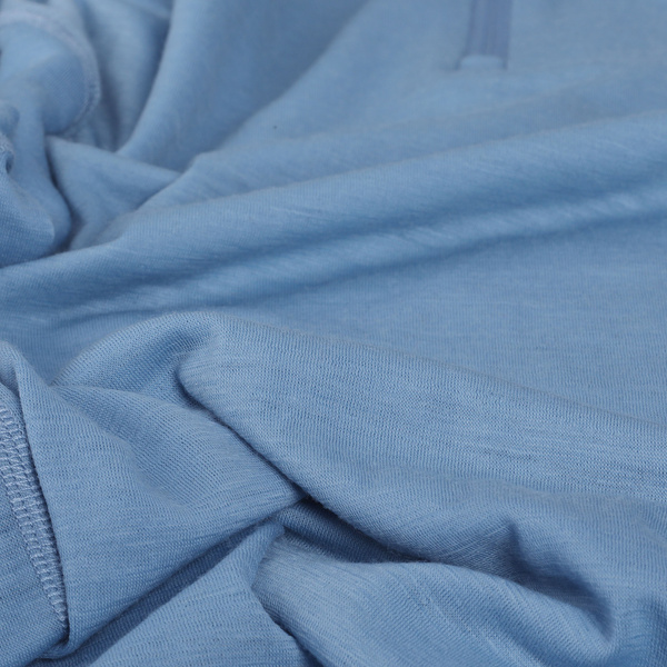 T-shirt à manches longues Taimen Tumnin en laine mérinos - Ocean Blue