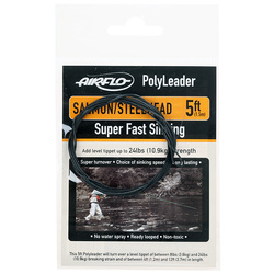 Bas de ligne conique Airflo Polyleaders Salmon / Steelhead 5.0 ft.