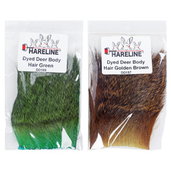 Hareline – morceau de peau avec poils du corps de cerf