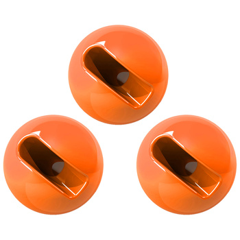 Perles en tungstène FFGene Tungsten Slotted Beads (10) - Fl. Orange