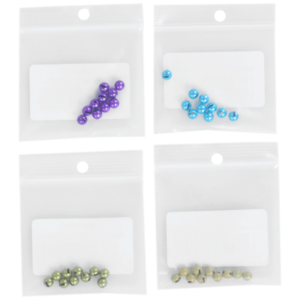 Perles en tungstène FFGene Tungsten Anodized Slotted Beads (Small Hole)