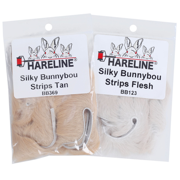 Lanières zonker de lapin Silky Bunnybou Hareline
