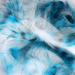 Hareline Lanières étroites de peau de lapin avec poils Micro Pulsator