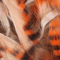 Hareline Bandes zonker de lapin Tiger Barred