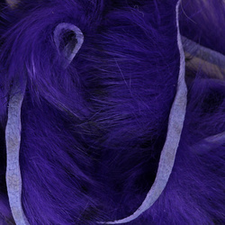 Hareline Lanières étroites de peau de lapin avec poils Micro Pulsator