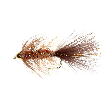 Conehead Wooly Buggers Brown (040)