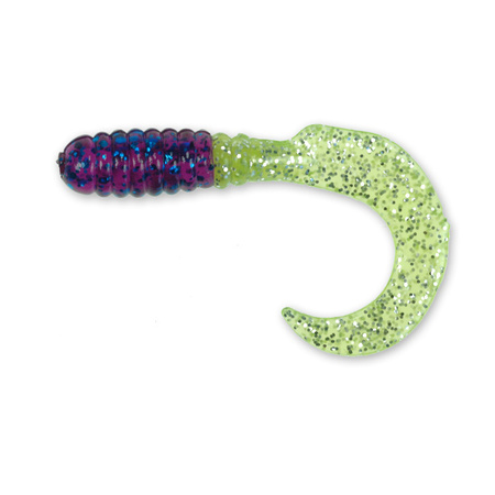 2.5 cm Bass Pro Squirmin Grub with Heavy Salt (50