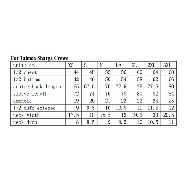 Sweat Taimen Sharga Heavy Weight Crewe - Dk. Gray