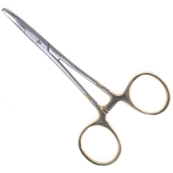 Pince à clamper courbe dorée Dr Slick 6 pouces