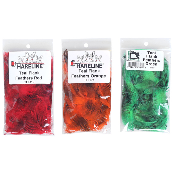 Hareline Plumes de flanc de sarcelle