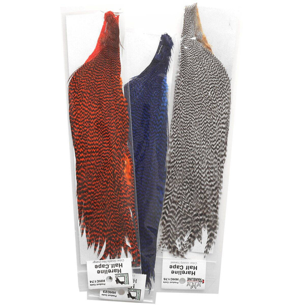 Demi-cape de plumes de cou Hareline
