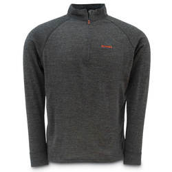 T-shirt technique L/S Simms Downunder Merino Mid Zip - Charcoal