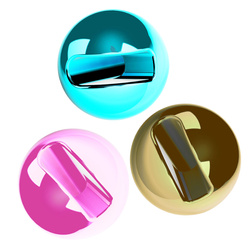 Perles en tungstène FFGene Tungsten Slotted Bright Beads-2