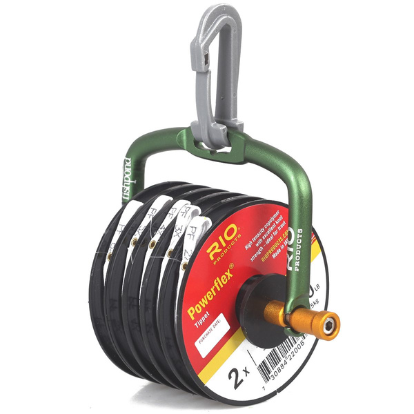 Porte-bobines de fil de pointe RIO-Fishpond Headgate avec 5 bobines Powerflex